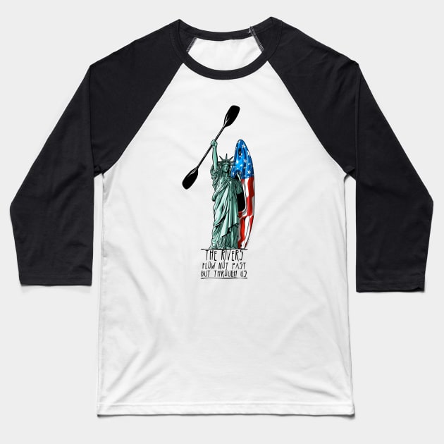 Liberty Baseball T-Shirt by OutdoorMayhem